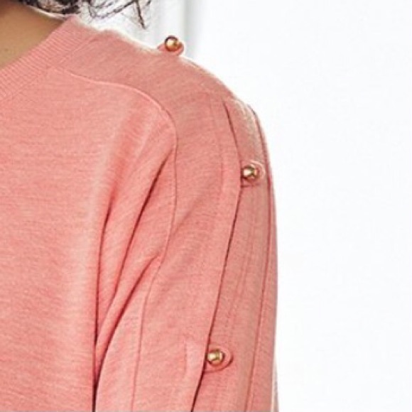 Soft Surroundings Go Lively Bibi Pullover Womens Small French Terry Peach Soft - Picture 8 of 11